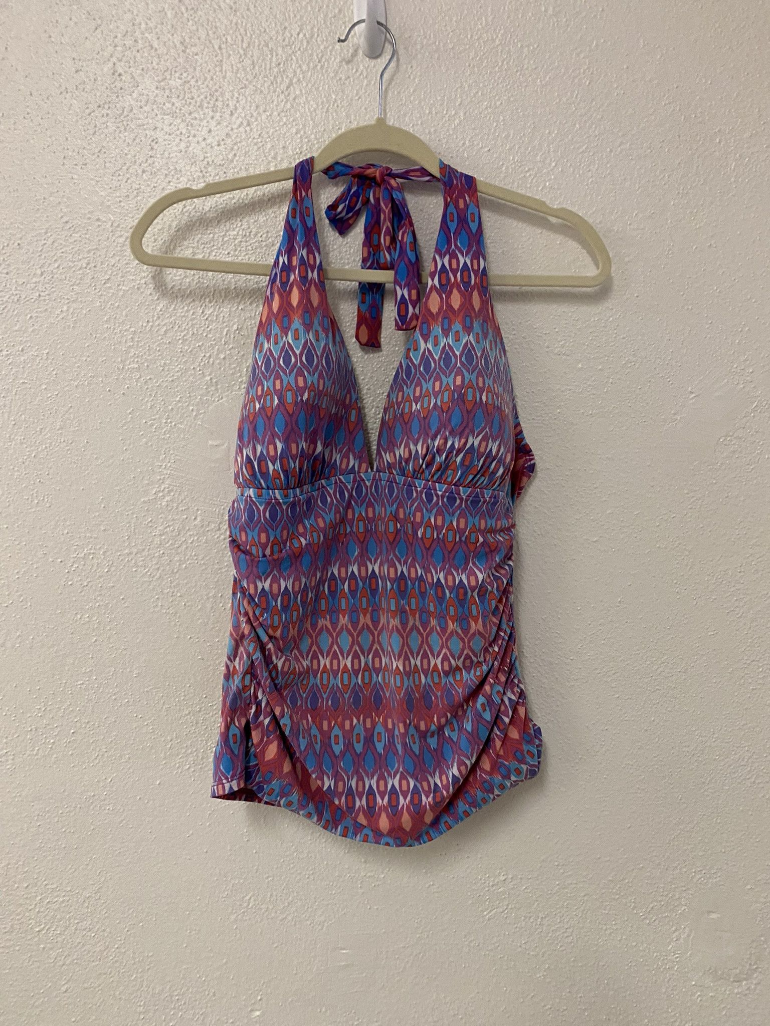Other LA BLANCA boho Y2k pink halter tankini swim top size 12 Size XL / US 12-14 / IT 48-50 - 2 Thumbnail