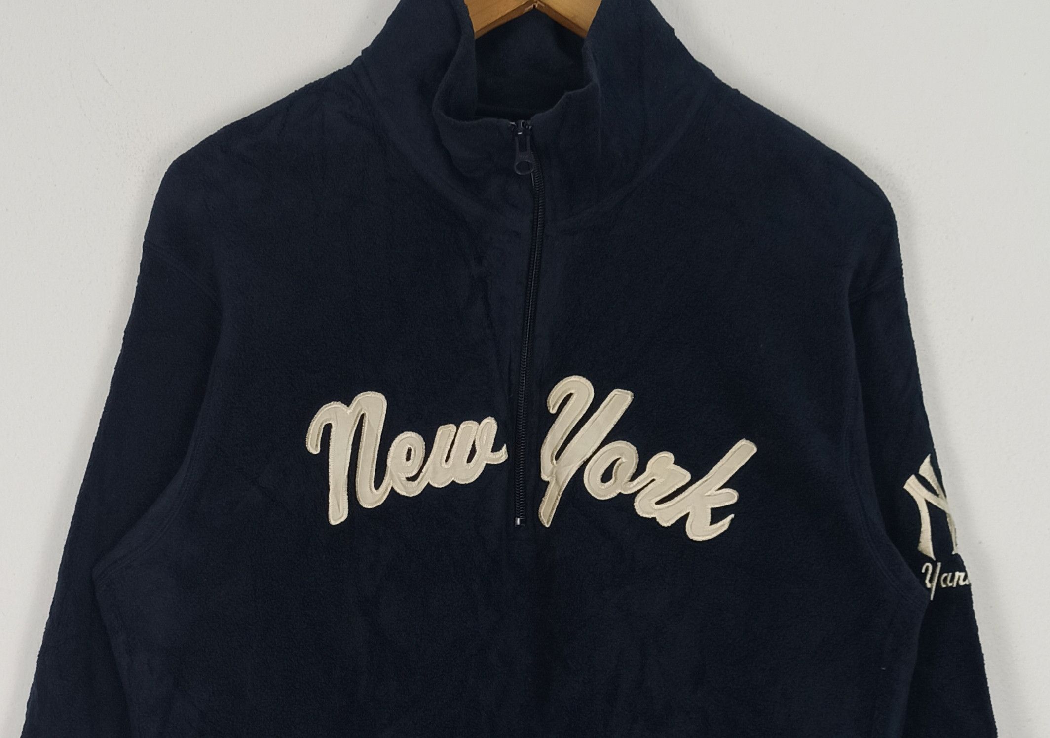 MLB Vintage New York Yankees MLB Fleece Sweater Sweatshirt Size US L / EU 52-54 / 3 - 2 Thumbnail