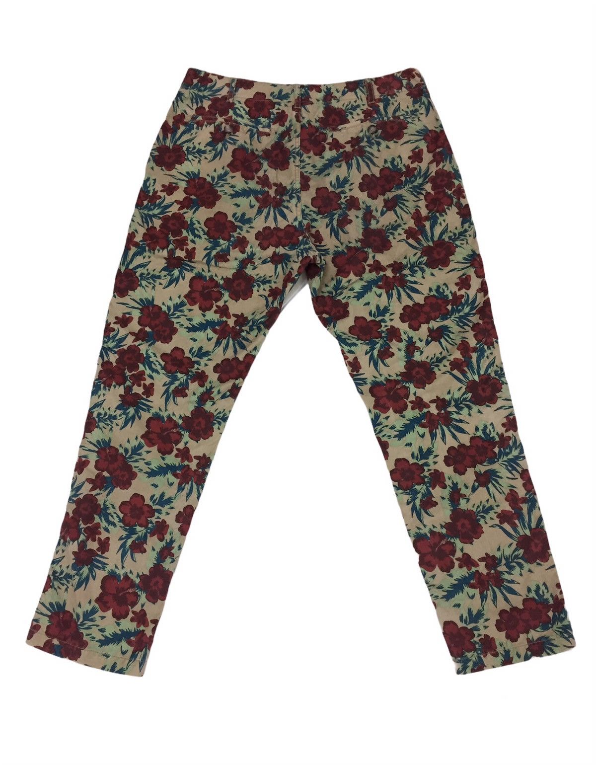 Japanese Brand Journal Standard Floral Pants Size US 33 - 2 Thumbnail