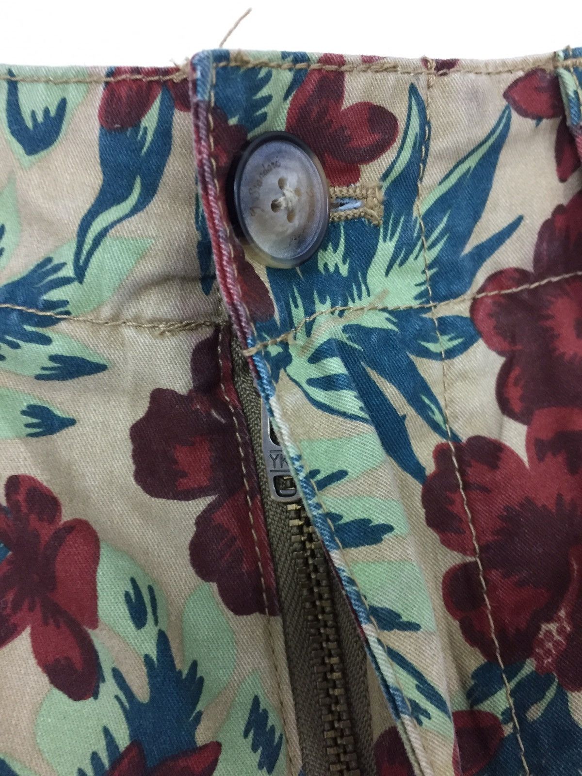 Japanese Brand Journal Standard Floral Pants Size US 33 - 5 Thumbnail
