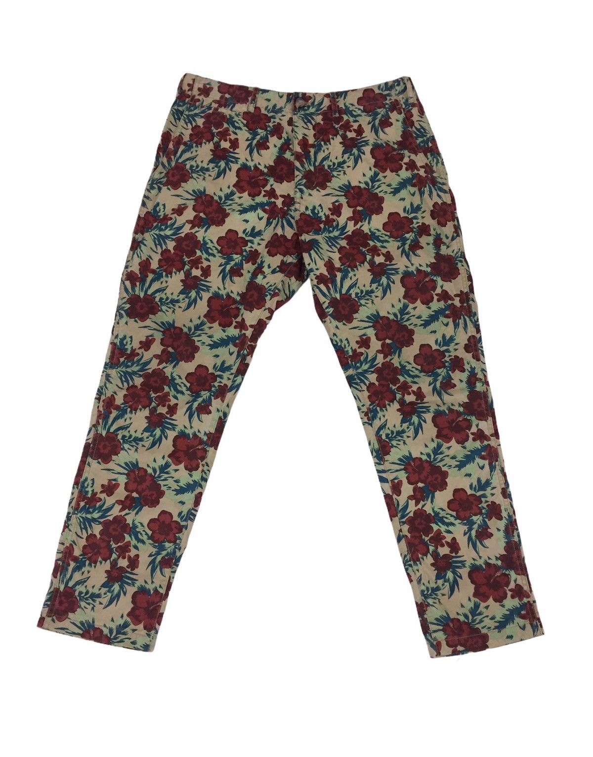 Japanese Brand Journal Standard Floral Pants Size US 33 - 1 Thumbnail