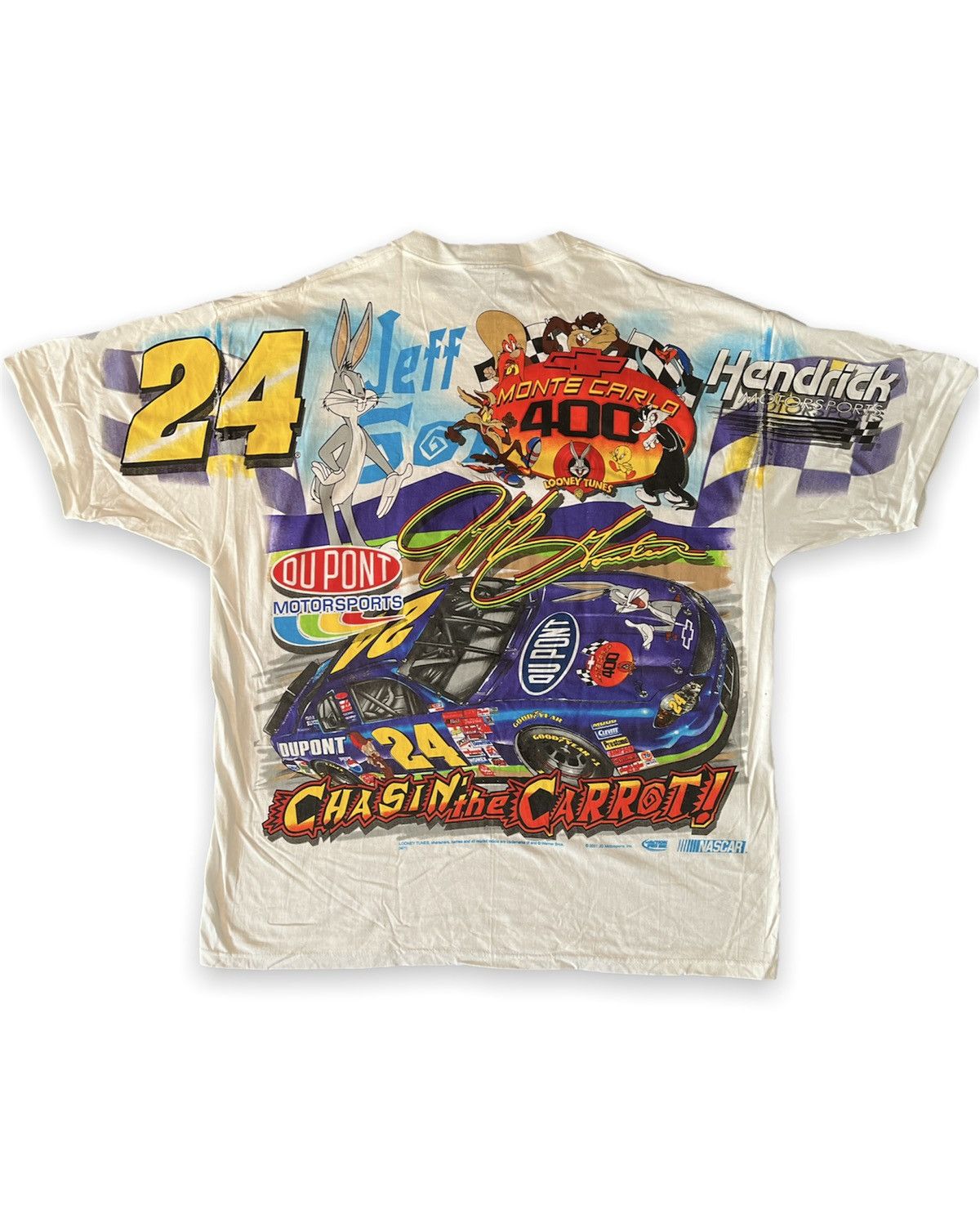 2001 bugs 2024 bunny nascar shirt