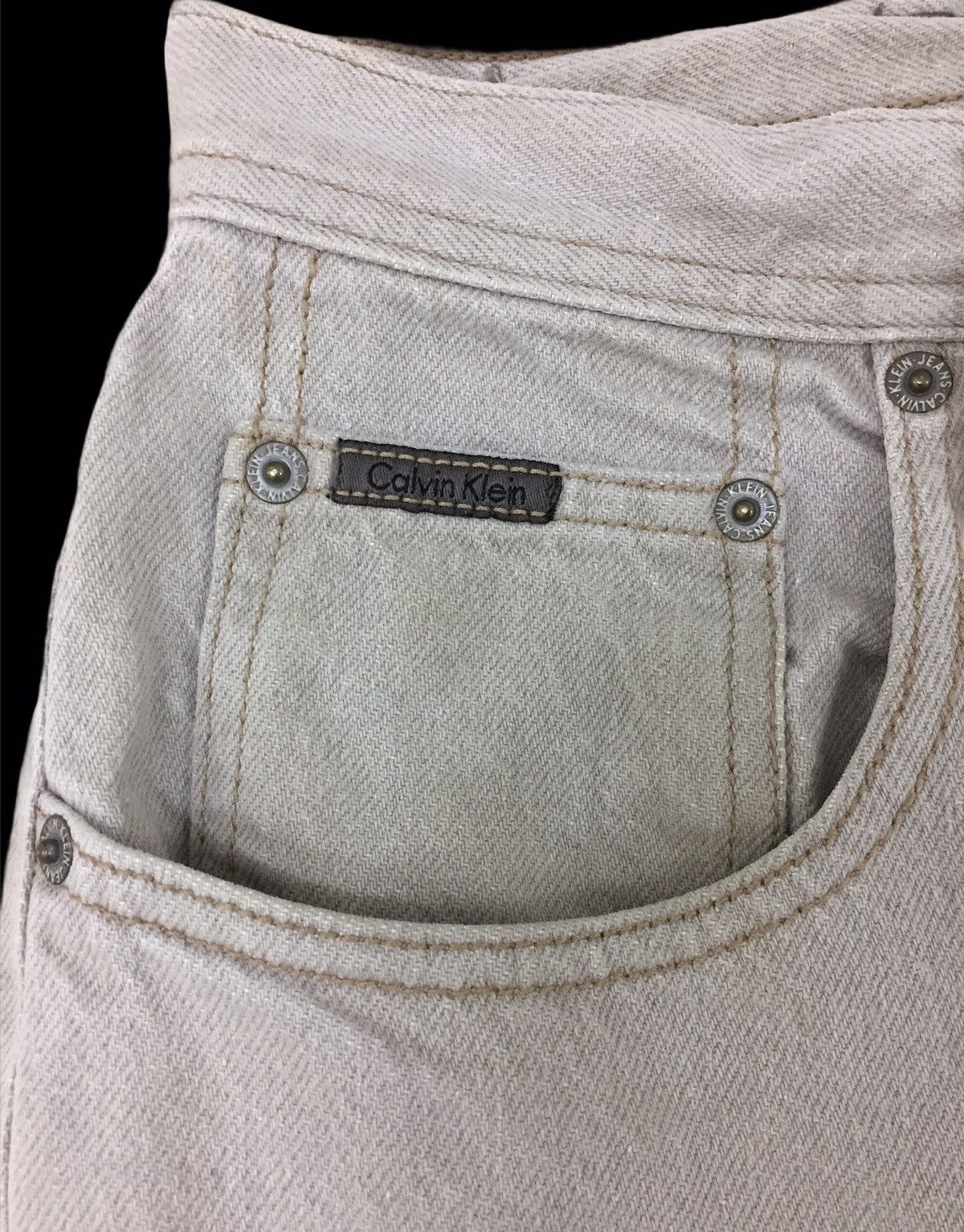 Calvin Klein Vintage Calvin Klein Design to Fade Denim Pants Size US 33 - 5 Thumbnail