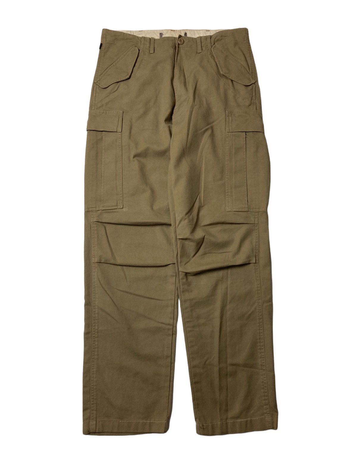 Image of Vintage 80's Avirex Cargo Pants Military - in Brown, Men's (Size 33)