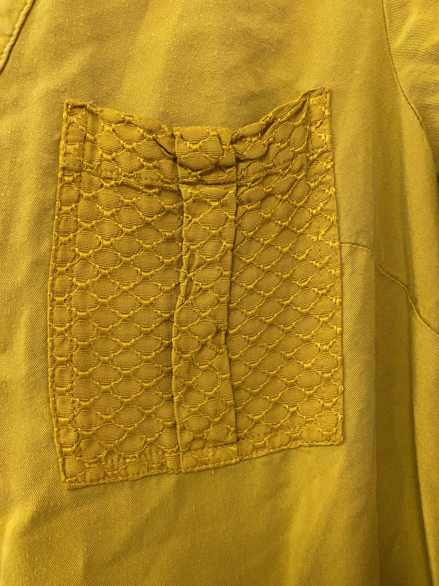 Anthropologie MAEVE for ANTHROPOLOGIE mustard contemporary dress size 10 Size L / US 10 / IT 46 - 7 Thumbnail