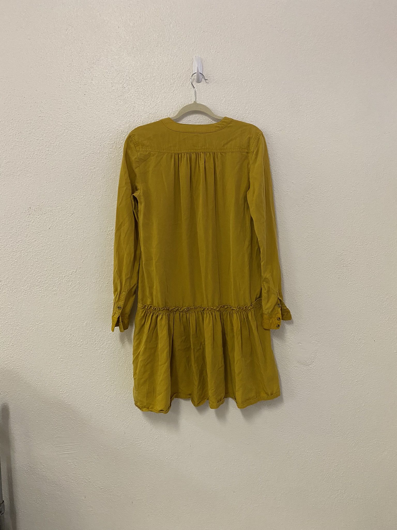 Anthropologie MAEVE for ANTHROPOLOGIE mustard contemporary dress size 10 Size L / US 10 / IT 46 - 9 Thumbnail