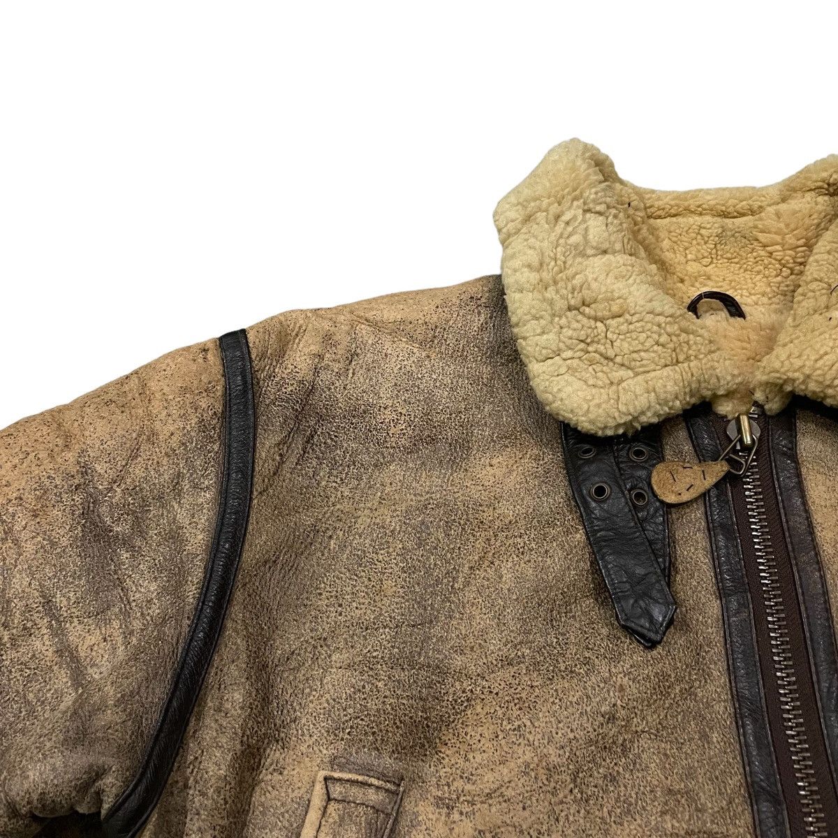 Leather Vintage B3 Pottar Sheepskin Leather Jacket Size US M / EU 48-50 / 2 - 5 Thumbnail