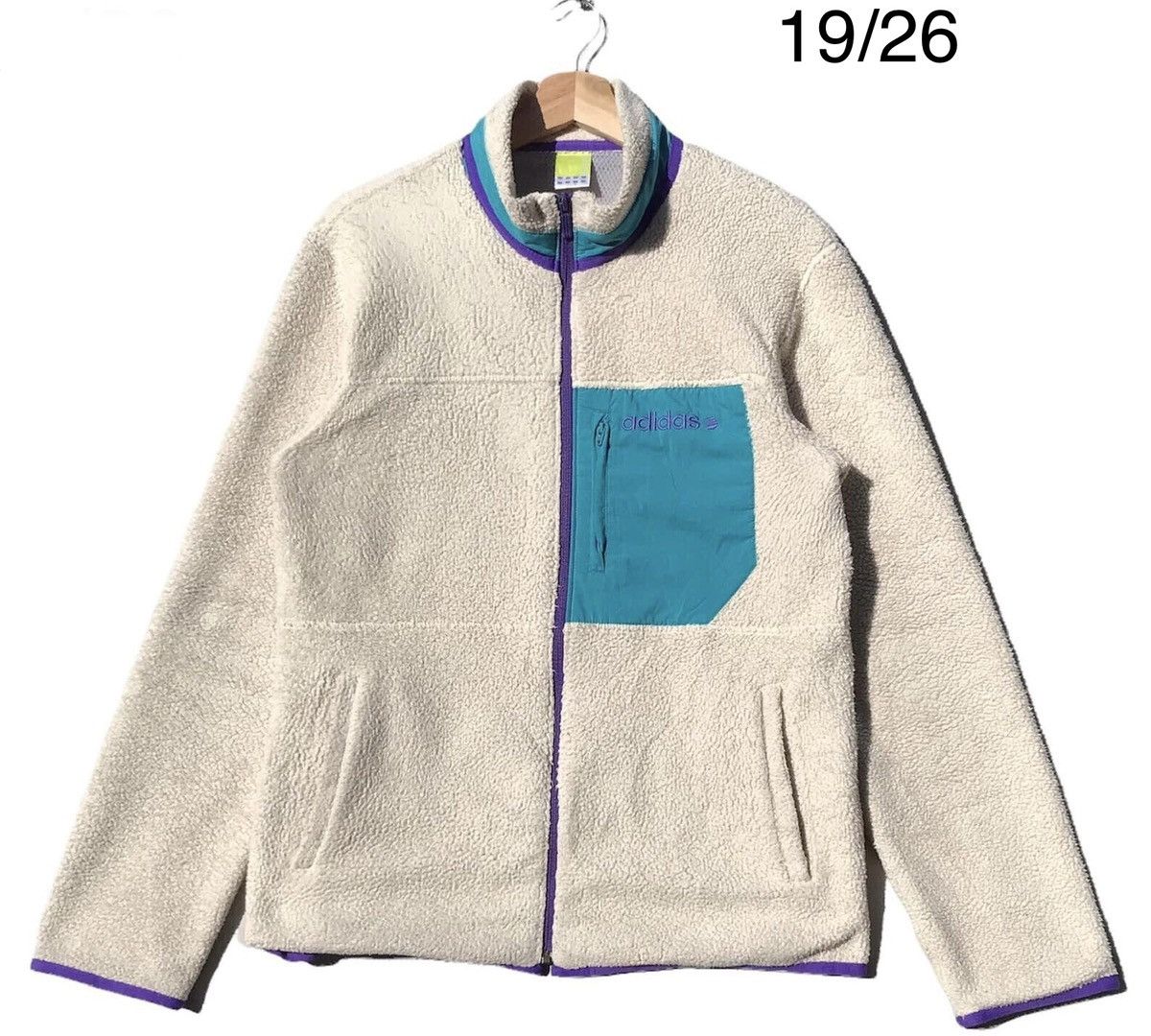 Adidas 🔥Accept Binding Offer🔥 Adidas Fleece Wool Jacket Size US M / EU 48-50 / 2 - 1 Thumbnail