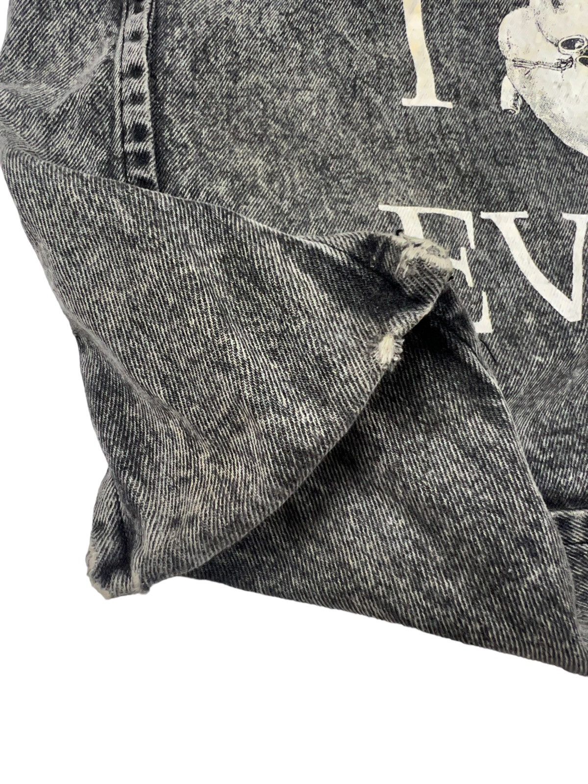 Japanese Brand Evil Twin 🇯🇵 Washed Denim Tote Bag Size ONE SIZE - 4 Thumbnail
