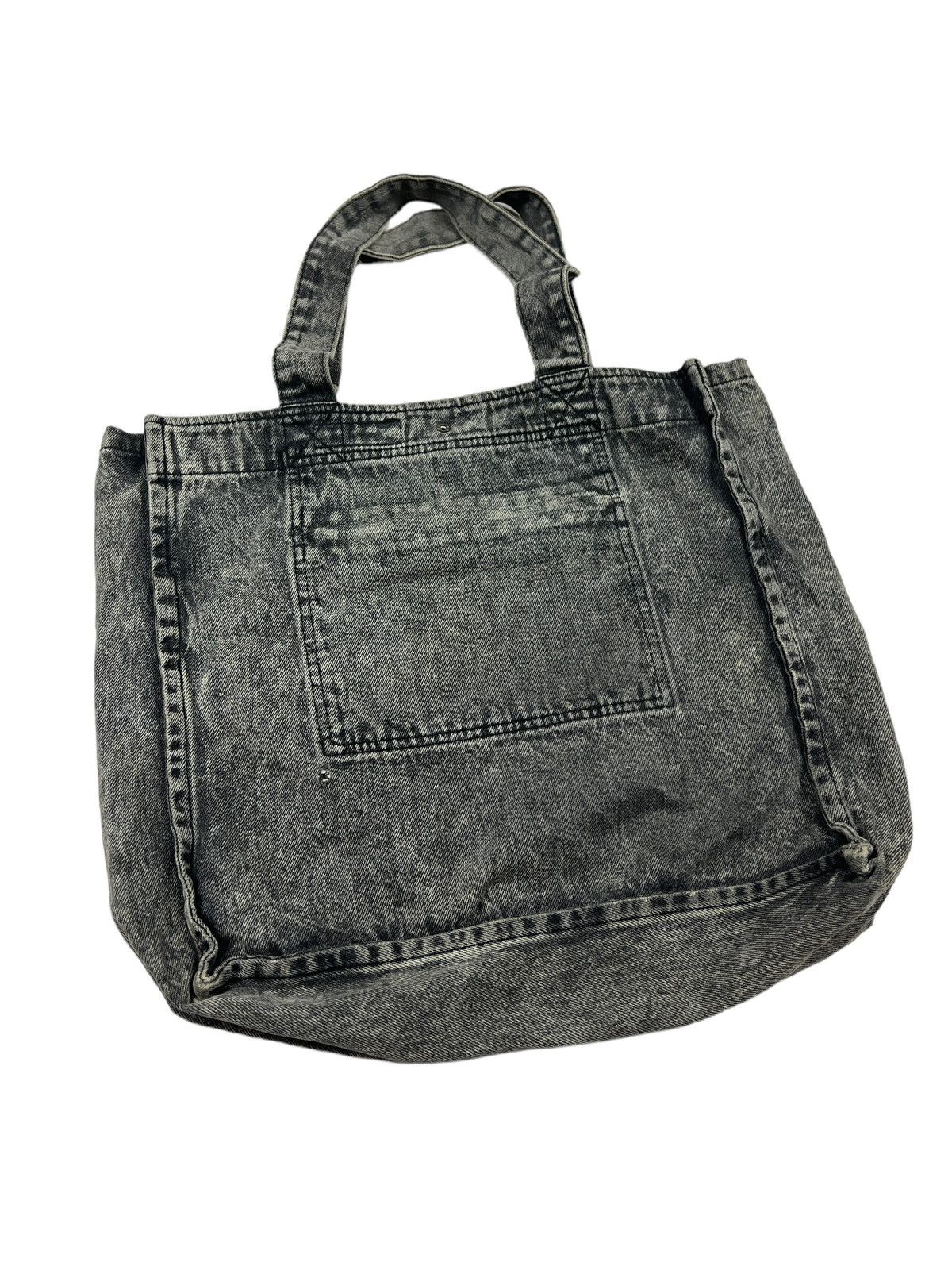 Japanese Brand Evil Twin 🇯🇵 Washed Denim Tote Bag Size ONE SIZE - 2 Thumbnail