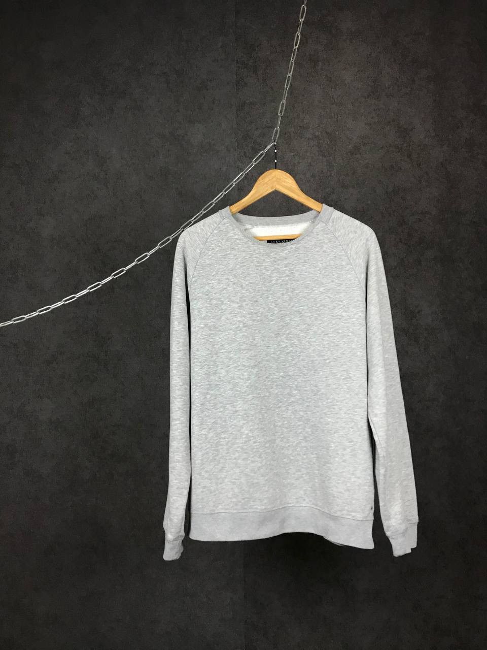 Allsaints Allsaints luxury streetwear gray sweatshirt Size US L / EU 52-54 / 3 - 1 Thumbnail