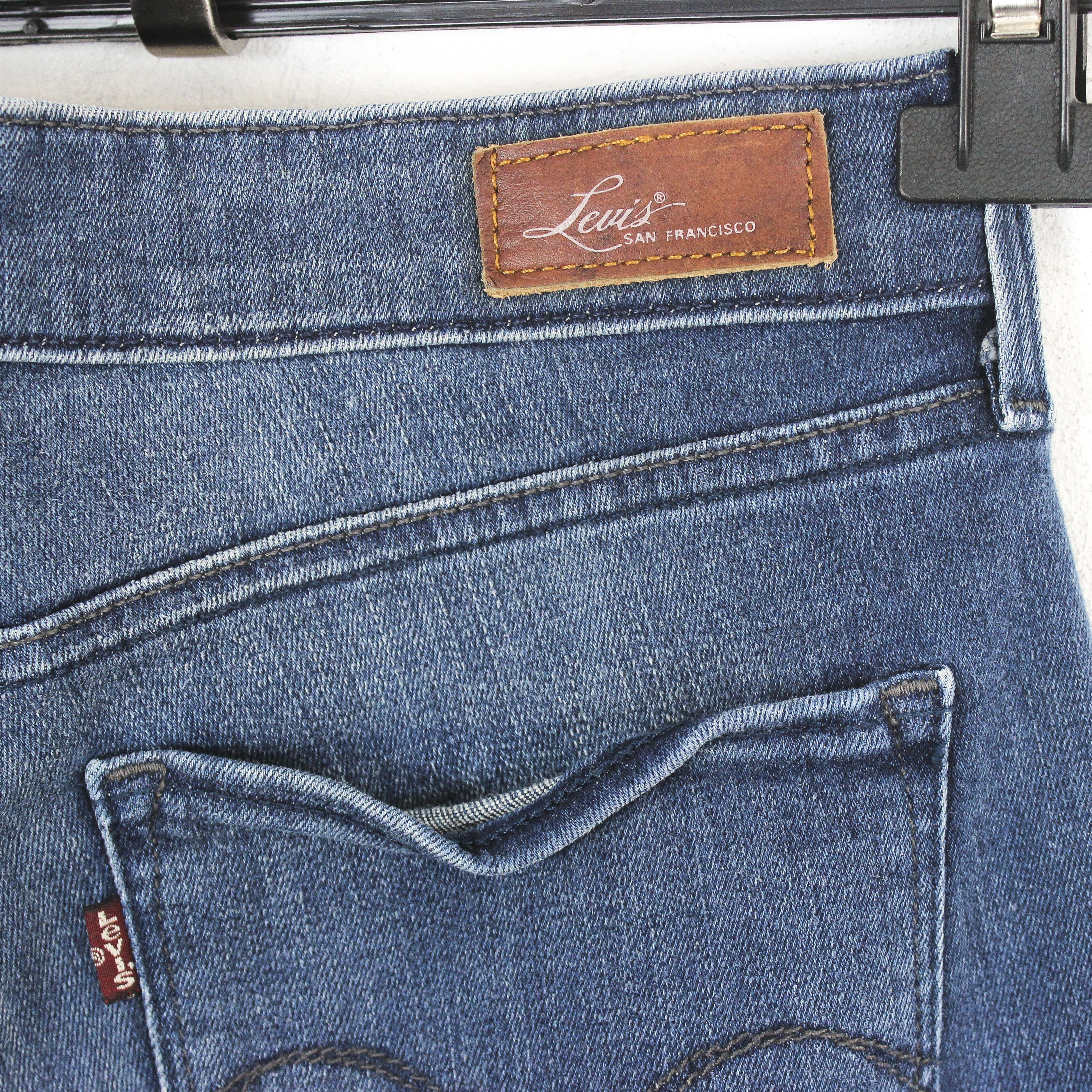 Levi's San Francisco Demi Curve W29 L30 Skinny Jeans Pants Trousers Size 29" - 5 Thumbnail