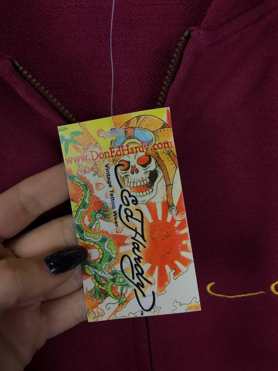Christian Audigier Ed Hardy Christian Audigier designer overprinted hoodie Size US XXL / EU 58 / 5 - 13 Thumbnail