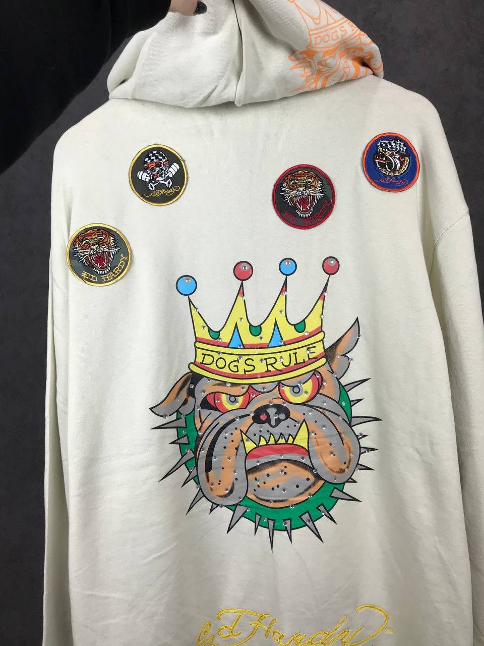 Christian Audigier Ed Hardy Christian Audigier designer overprinted hoodie Size US XXL / EU 58 / 5 - 10 Thumbnail