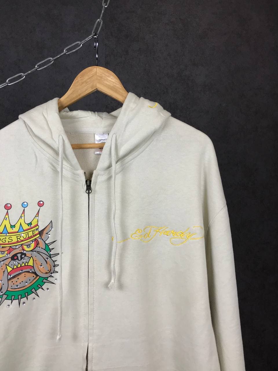 Christian Audigier Ed Hardy Christian Audigier designer overprinted hoodie Size US XXL / EU 58 / 5 - 2 Thumbnail