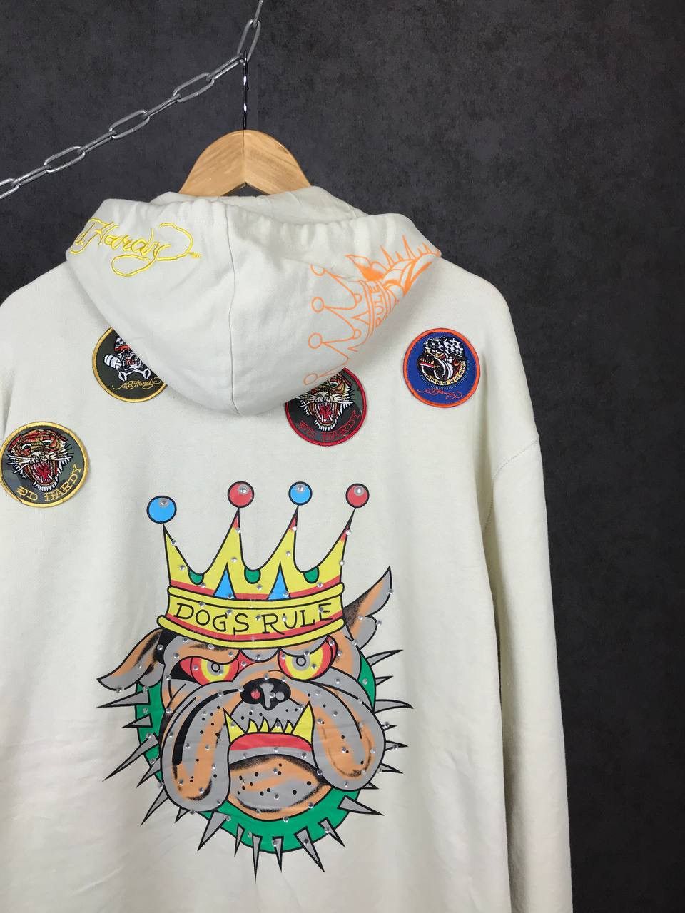 Christian Audigier Ed Hardy Christian Audigier designer overprinted hoodie Size US XXL / EU 58 / 5 - 9 Thumbnail