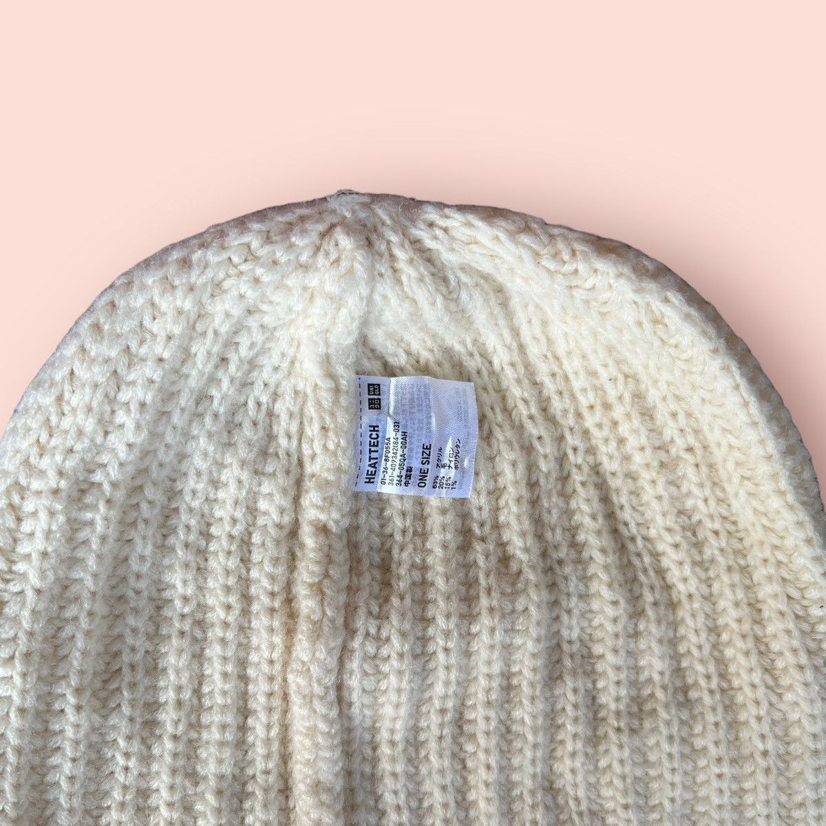 Japanese Brand × Jun Takahashi × Uniqlo UNIQLO HEATTECH PLAIN KNITTED CUFFED BEANIE Size ONE SIZE - 13 Thumbnail