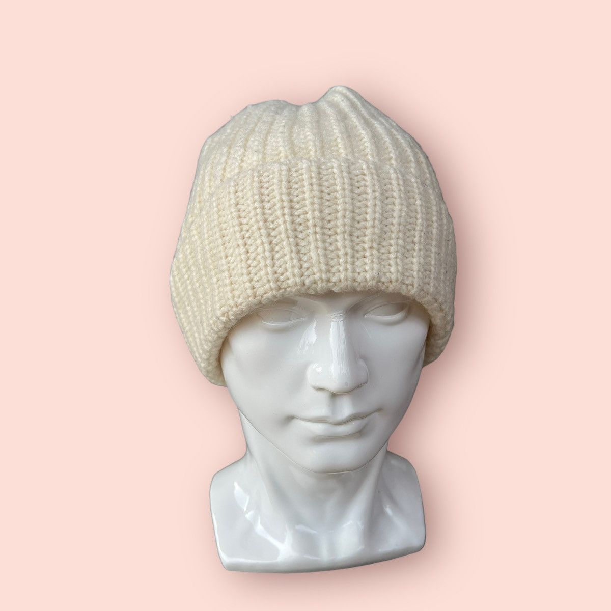 Japanese Brand × Jun Takahashi × Uniqlo UNIQLO HEATTECH PLAIN KNITTED CUFFED BEANIE Size ONE SIZE - 2 Thumbnail