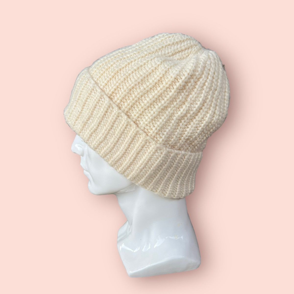 Japanese Brand × Jun Takahashi × Uniqlo UNIQLO HEATTECH PLAIN KNITTED CUFFED BEANIE Size ONE SIZE - 4 Thumbnail