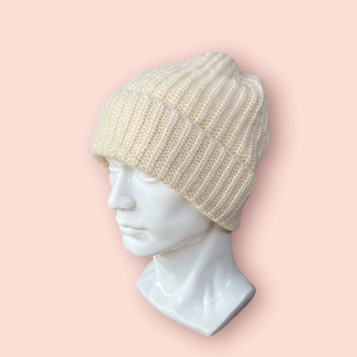 Japanese Brand × Jun Takahashi × Uniqlo UNIQLO HEATTECH PLAIN KNITTED CUFFED BEANIE Size ONE SIZE - 1 Thumbnail