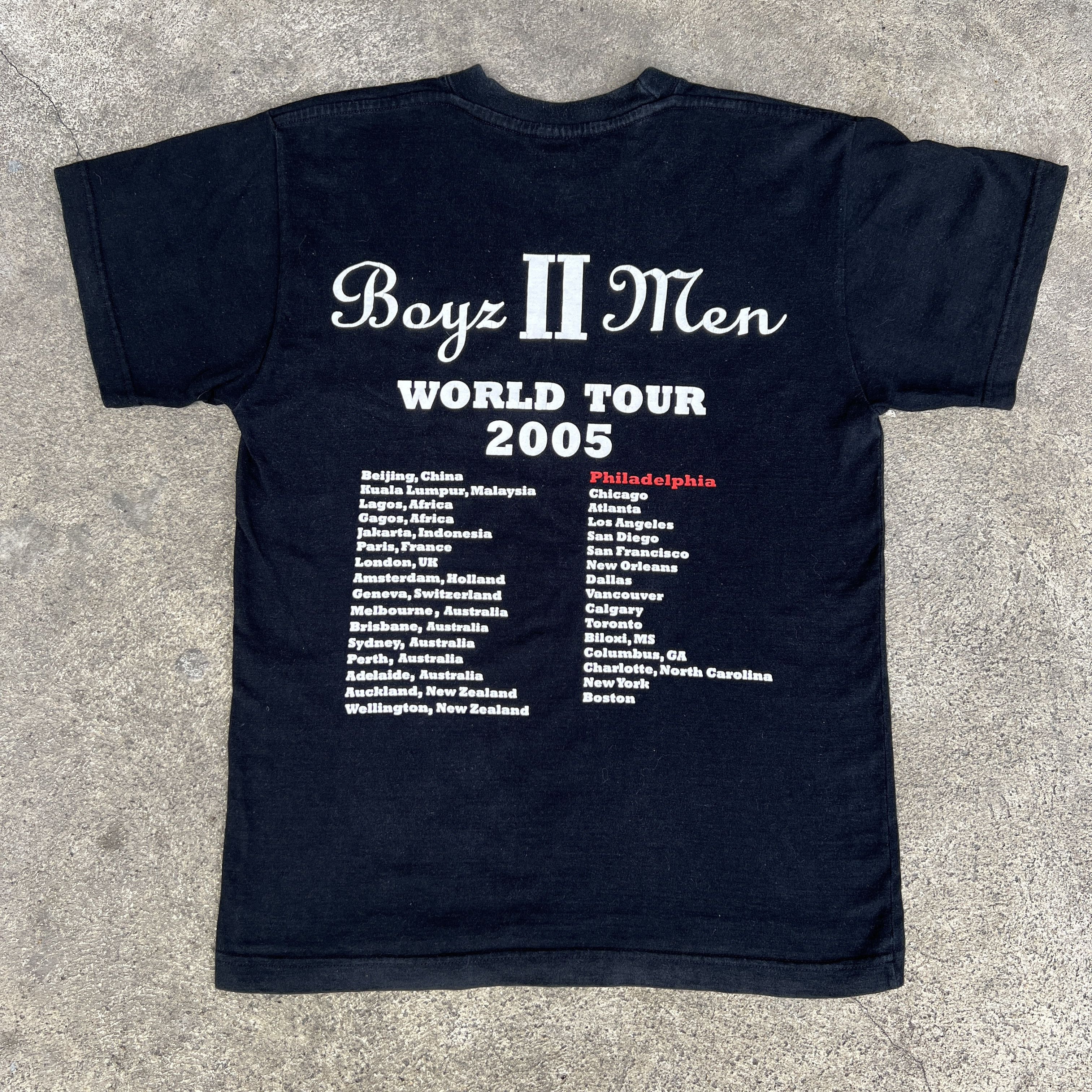 Band Tees Vintage Y2K Boyz II Men World Tour Promo Tee R&B Soul Hiphop Size US S / EU 44-46 / 1 - 5 Thumbnail