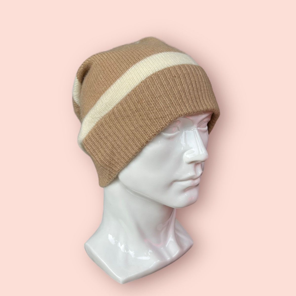 Jun Takahashi RARE UNIQLO CASHMERE STRIPES BEANIE Size ONE SIZE - 1 Thumbnail