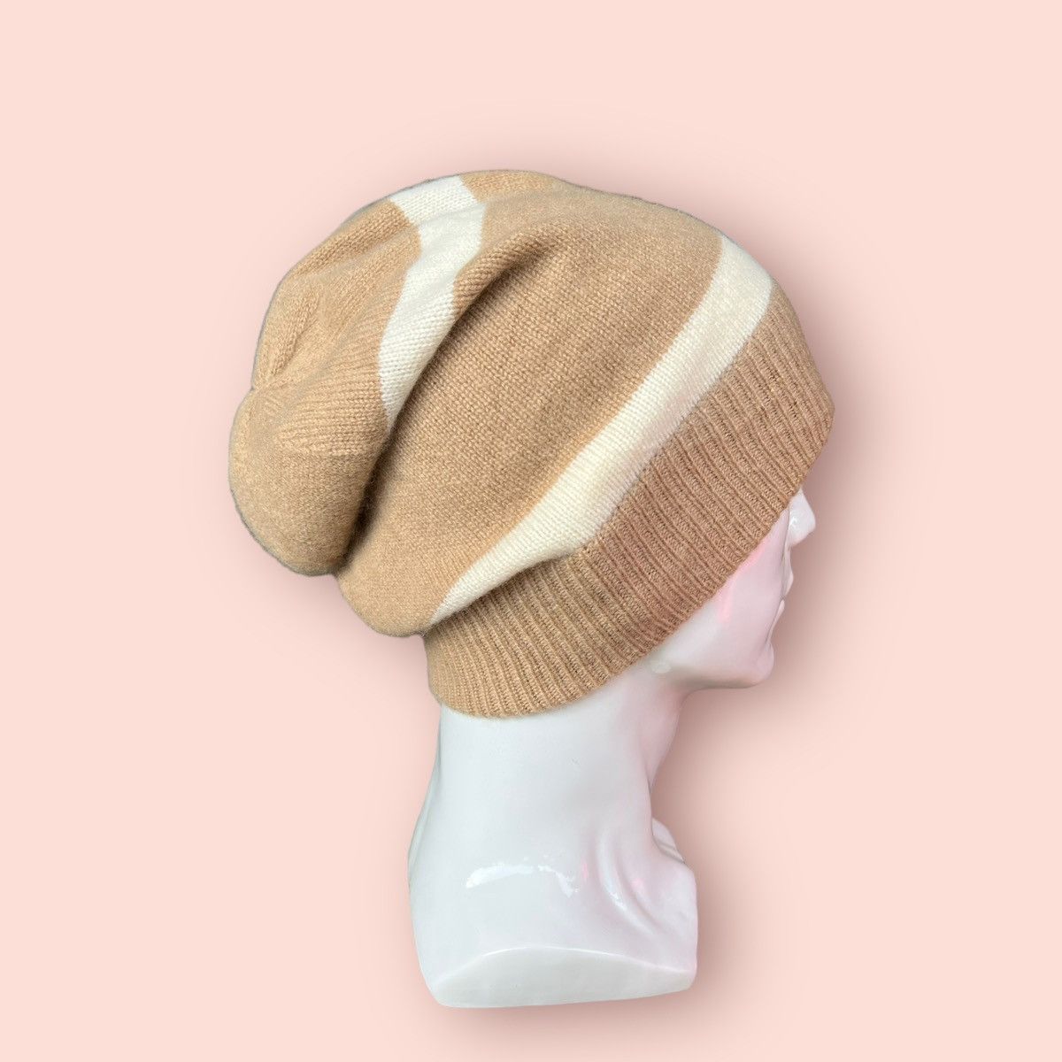 Jun Takahashi RARE UNIQLO CASHMERE STRIPES BEANIE Size ONE SIZE - 3 Thumbnail