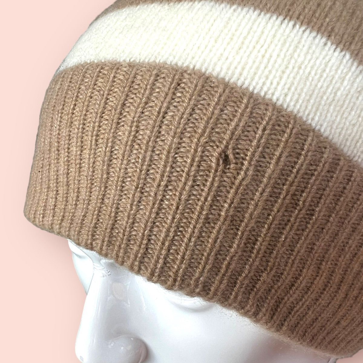Jun Takahashi RARE UNIQLO CASHMERE STRIPES BEANIE Size ONE SIZE - 8 Thumbnail