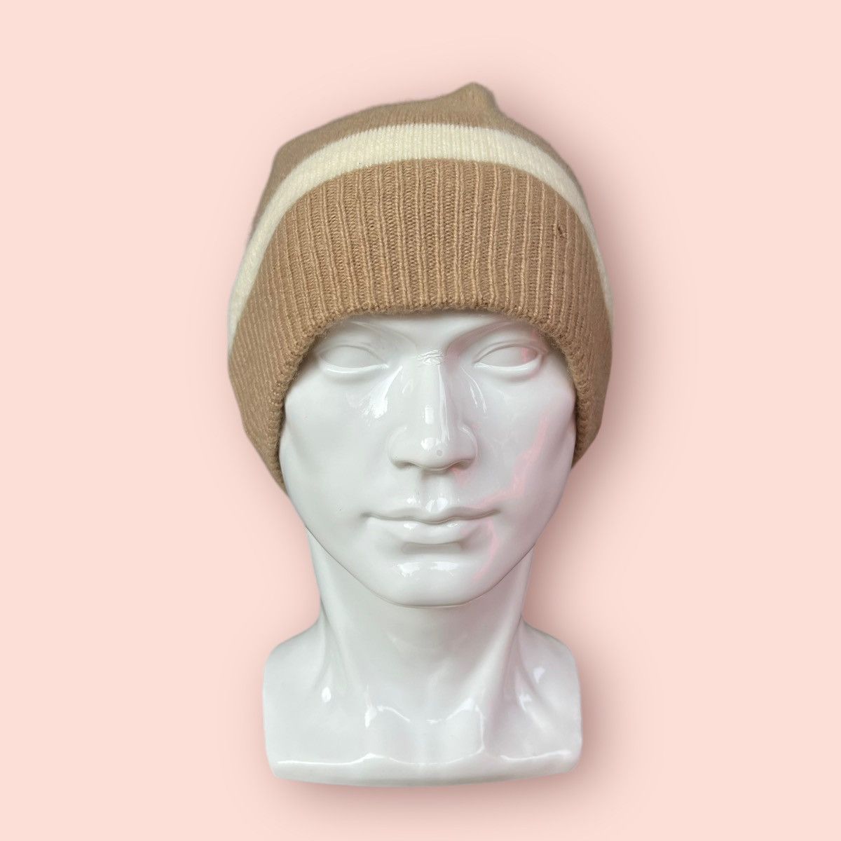 Jun Takahashi RARE UNIQLO CASHMERE STRIPES BEANIE Size ONE SIZE - 2 Thumbnail