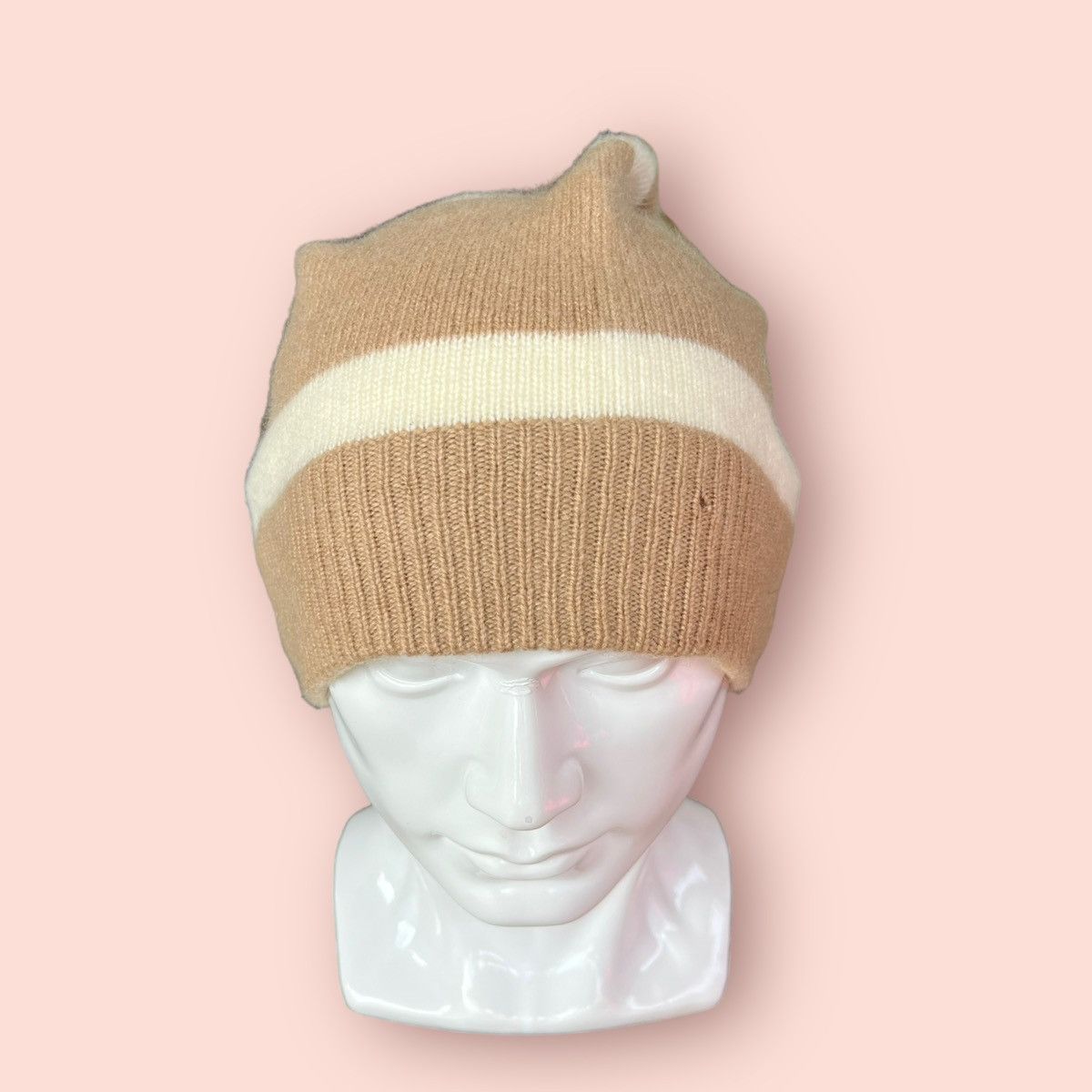 Jun Takahashi RARE UNIQLO CASHMERE STRIPES BEANIE Size ONE SIZE - 5 Thumbnail