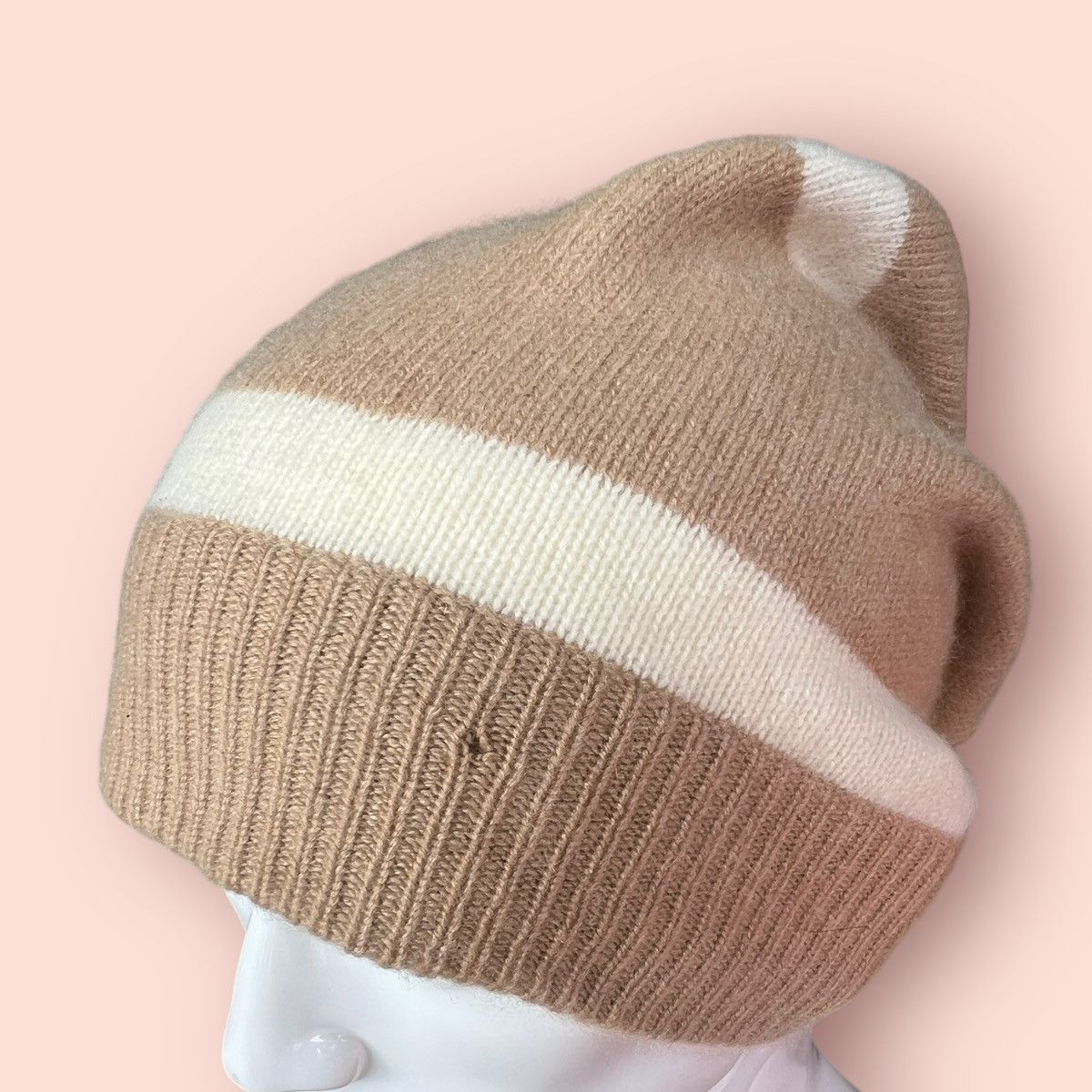 Jun Takahashi RARE UNIQLO CASHMERE STRIPES BEANIE Size ONE SIZE - 7 Thumbnail
