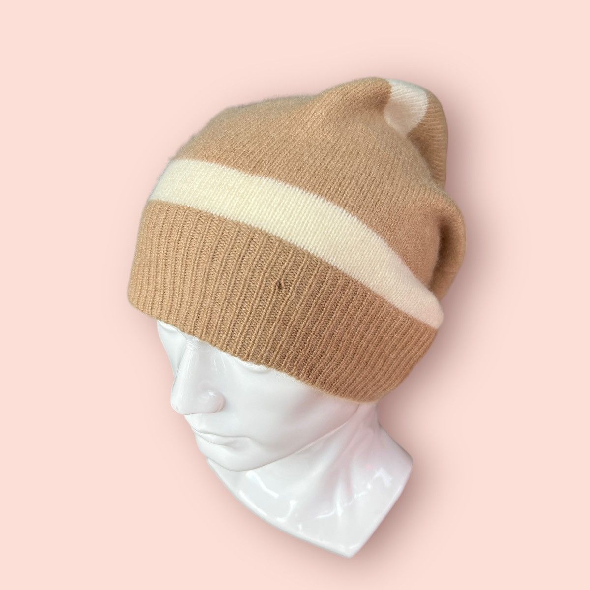 Jun Takahashi RARE UNIQLO CASHMERE STRIPES BEANIE Size ONE SIZE - 6 Thumbnail