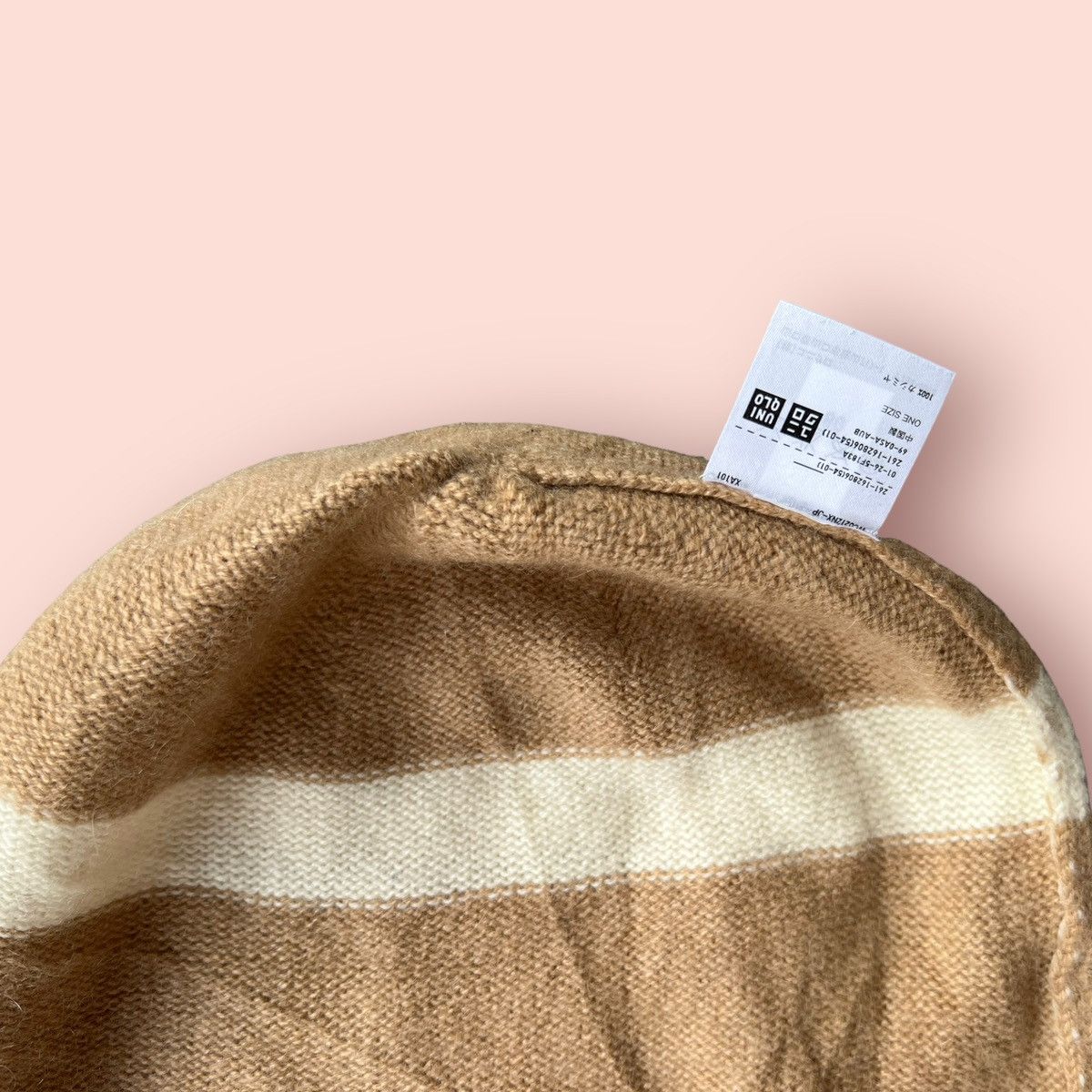 Jun Takahashi RARE UNIQLO CASHMERE STRIPES BEANIE Size ONE SIZE - 20 Thumbnail