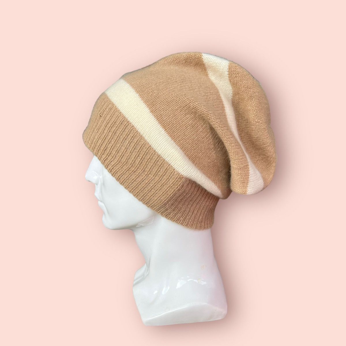 Jun Takahashi RARE UNIQLO CASHMERE STRIPES BEANIE Size ONE SIZE - 4 Thumbnail