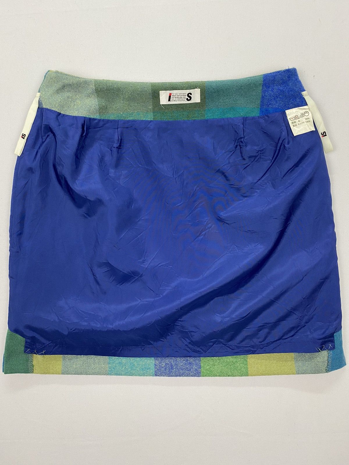Issey Miyake Vintage Issey Miyake IS Plaid Skirt Size 25" / US 0 / IT 36 - 6 Thumbnail