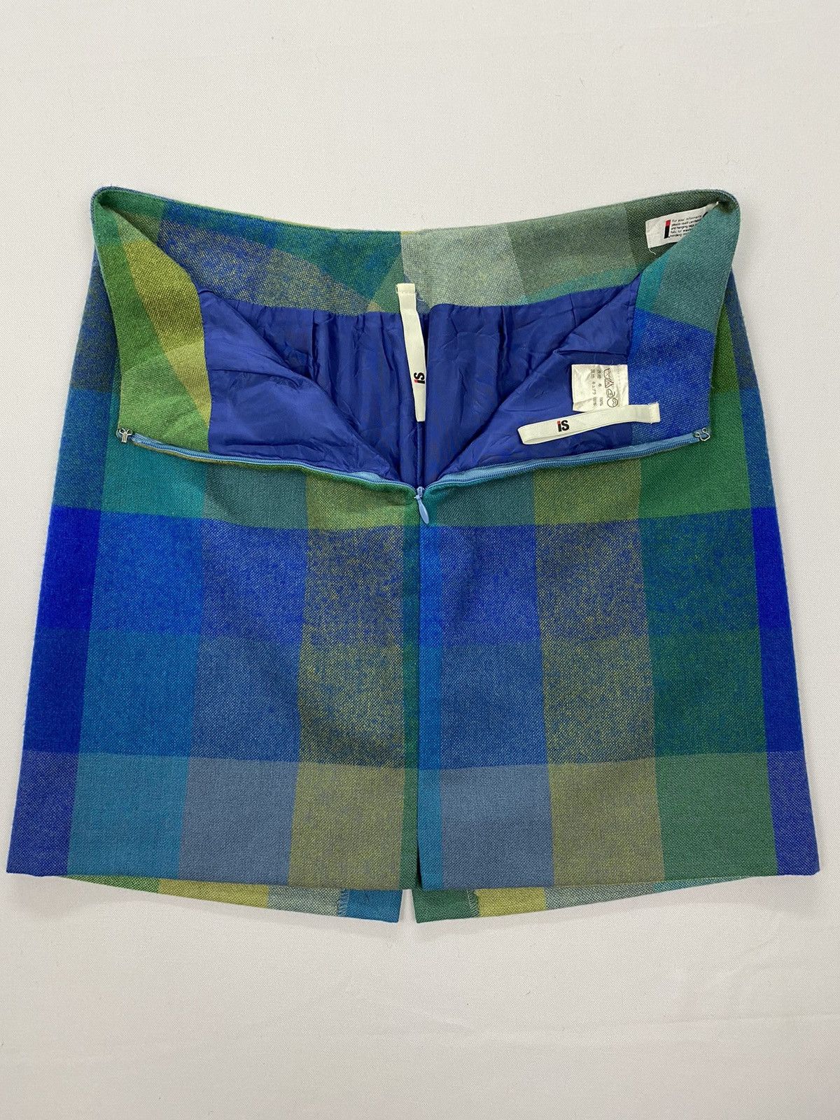 Issey Miyake Vintage Issey Miyake IS Plaid Skirt Size 25" / US 0 / IT 36 - 7 Thumbnail