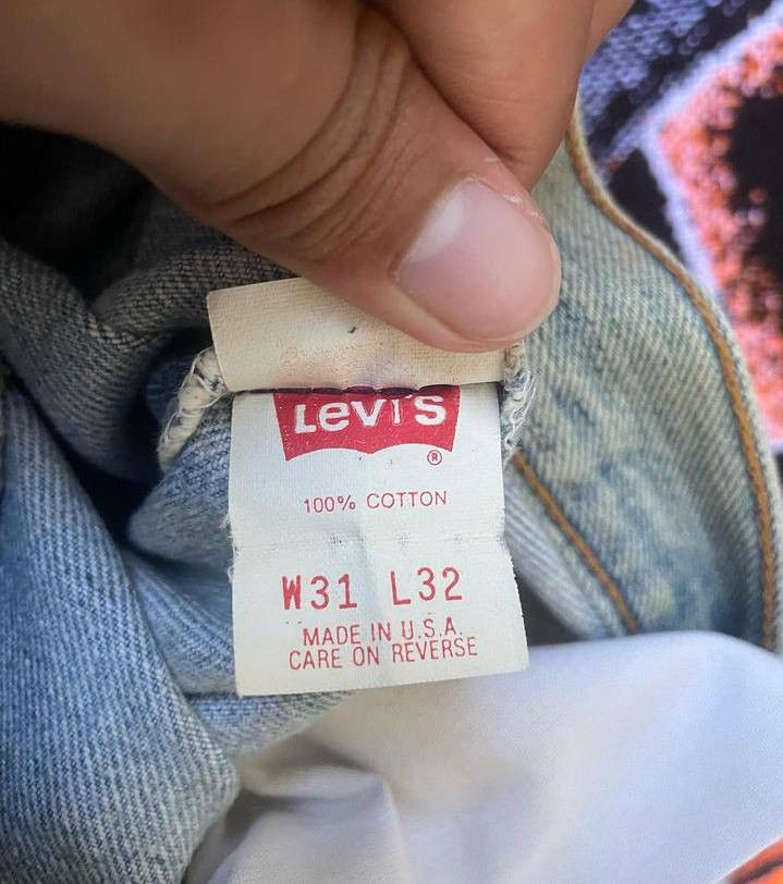 Levi's × Vintage Vintage Levi's 501 Blue Jean Fade Denim Jeans Pants Rare Size US 31 - 7 Thumbnail