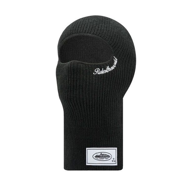 Corteiz Shiesty Knit Bally Black Balaclava Ski Mask