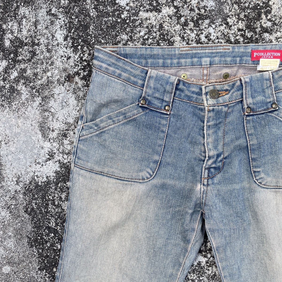 Japanese Brand Vintage P Collection Japan Bush Pants Denim Size 30" / US 8 / IT 44 - 3 Thumbnail