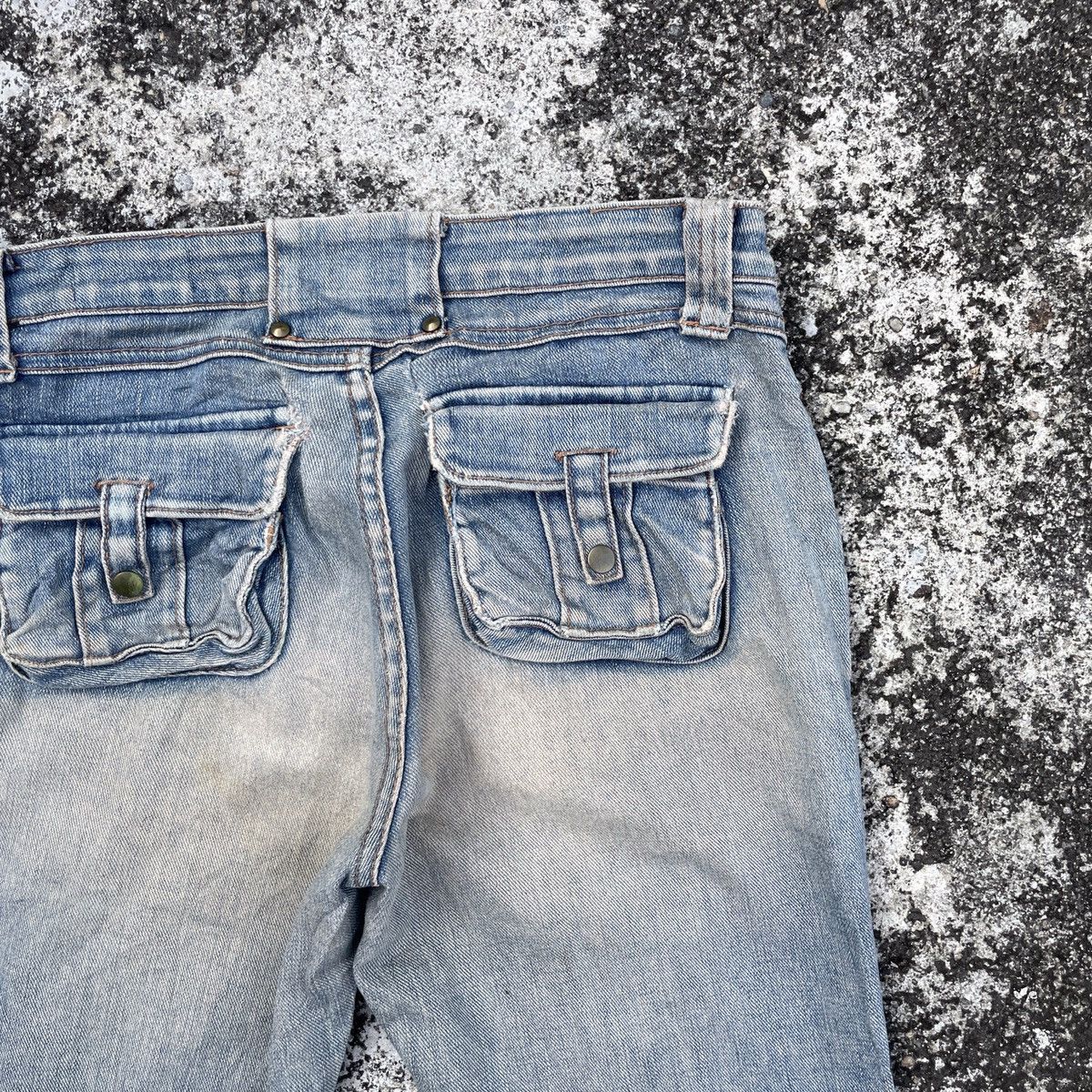 Japanese Brand Vintage P Collection Japan Bush Pants Denim Size 30" / US 8 / IT 44 - 7 Thumbnail