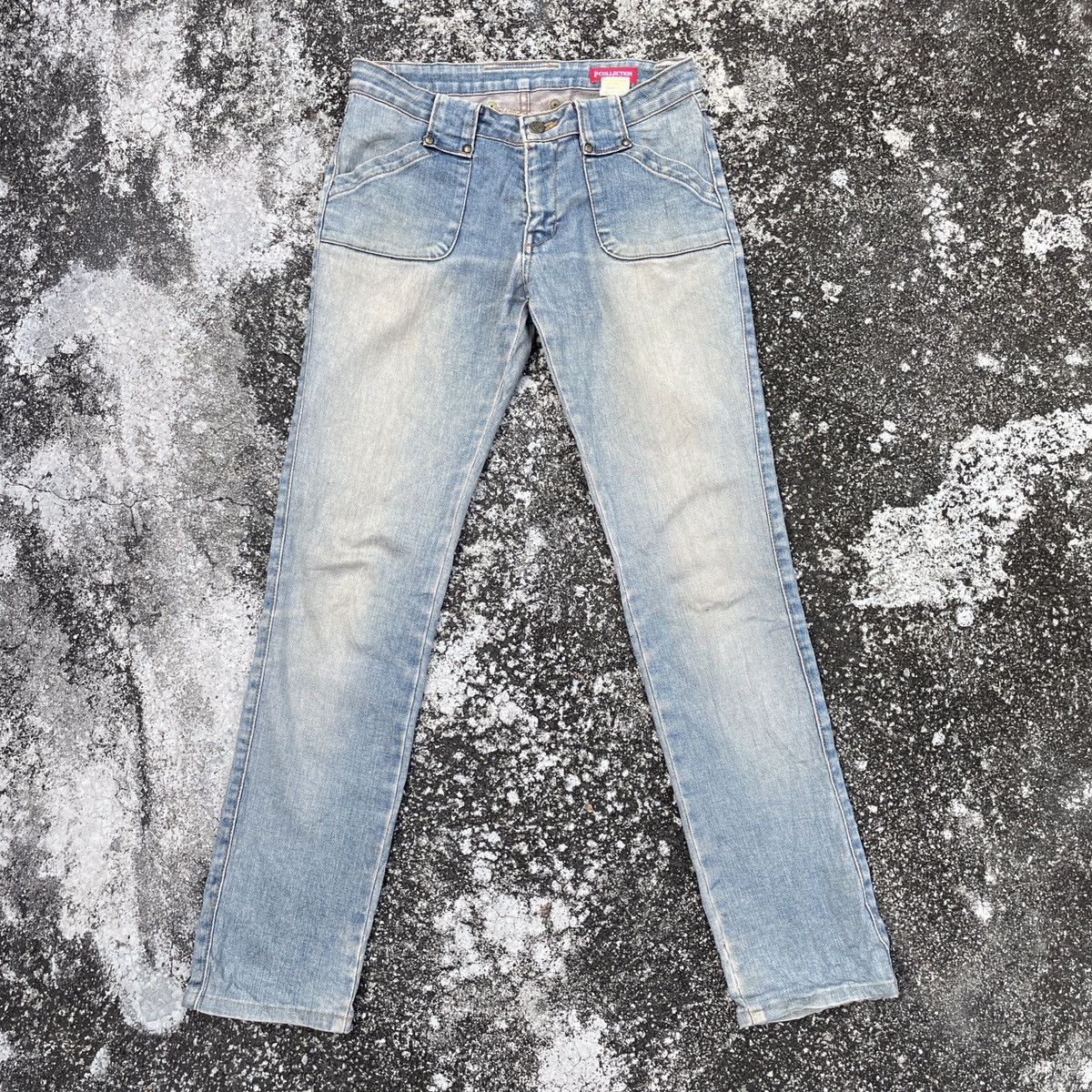 Japanese Brand Vintage P Collection Japan Bush Pants Denim Size 30" / US 8 / IT 44 - 1 Thumbnail