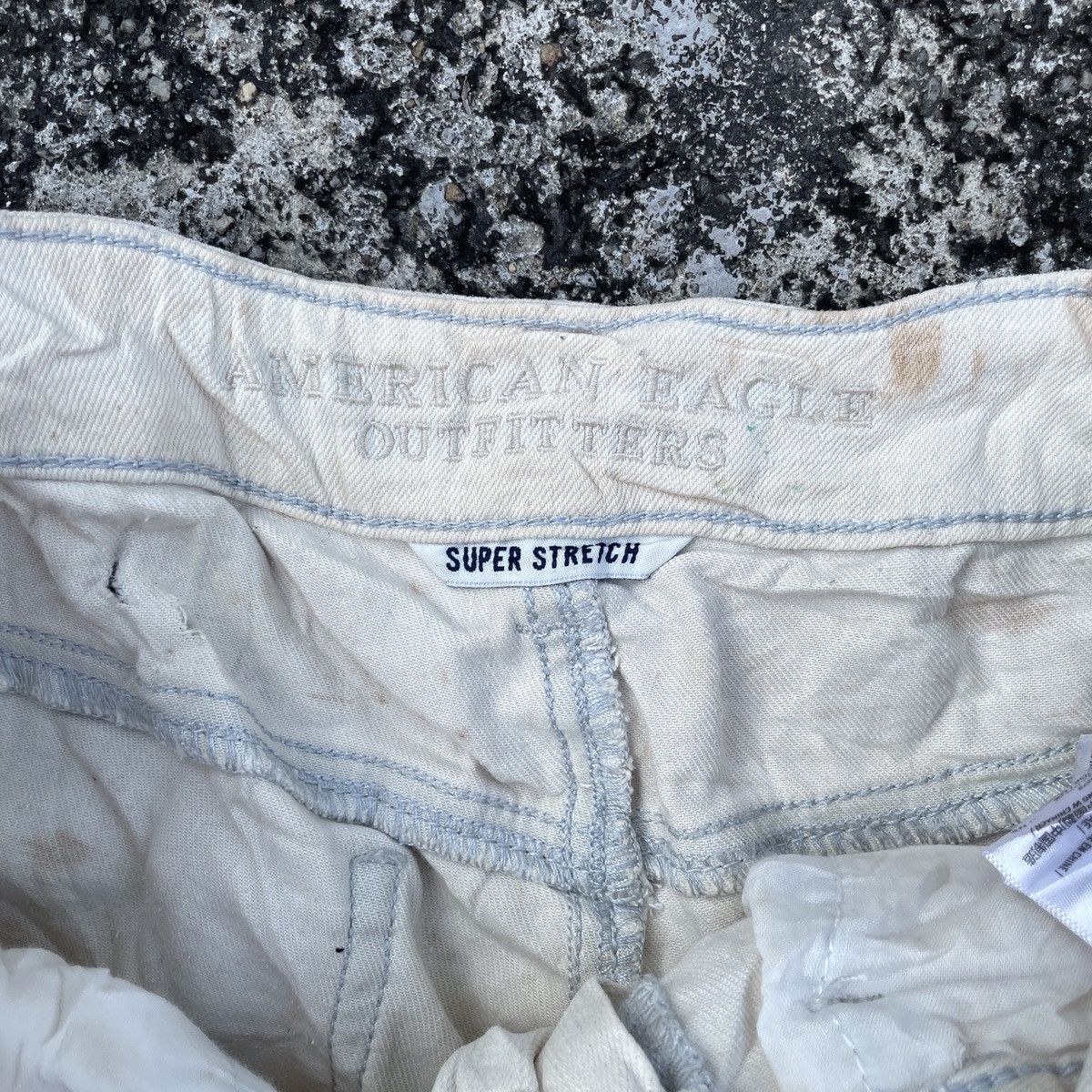American Eagle Outfitters Vintage American Eagle Patchwork Denim Jeans Size 30" / US 8 / IT 44 - 5 Thumbnail