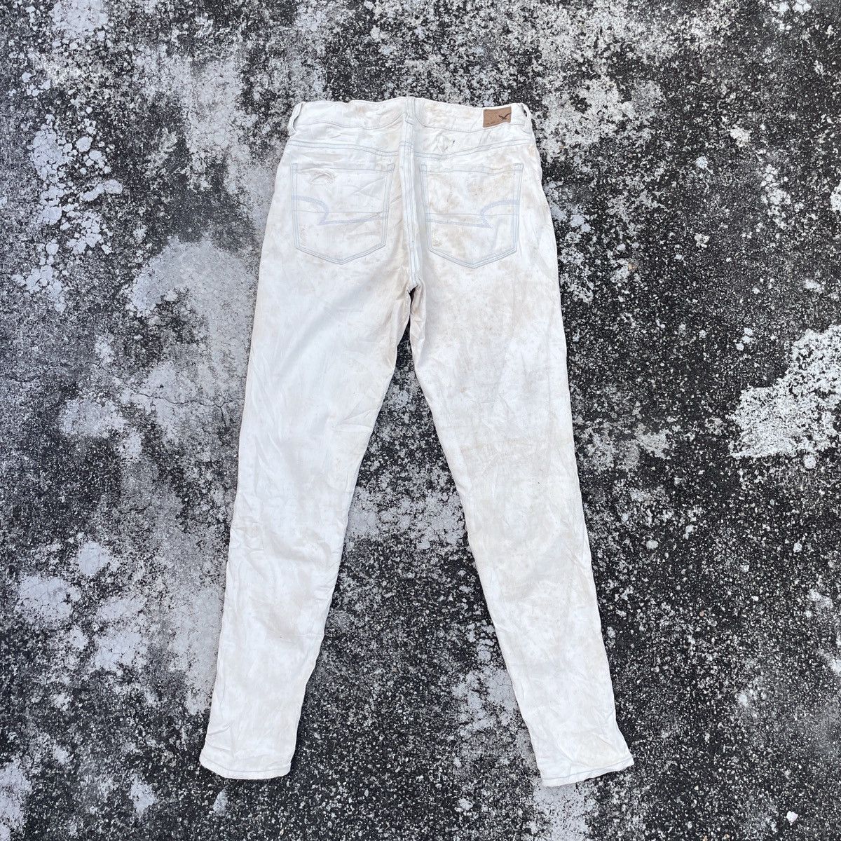 American Eagle Outfitters Vintage American Eagle Patchwork Denim Jeans Size 30" / US 8 / IT 44 - 7 Thumbnail
