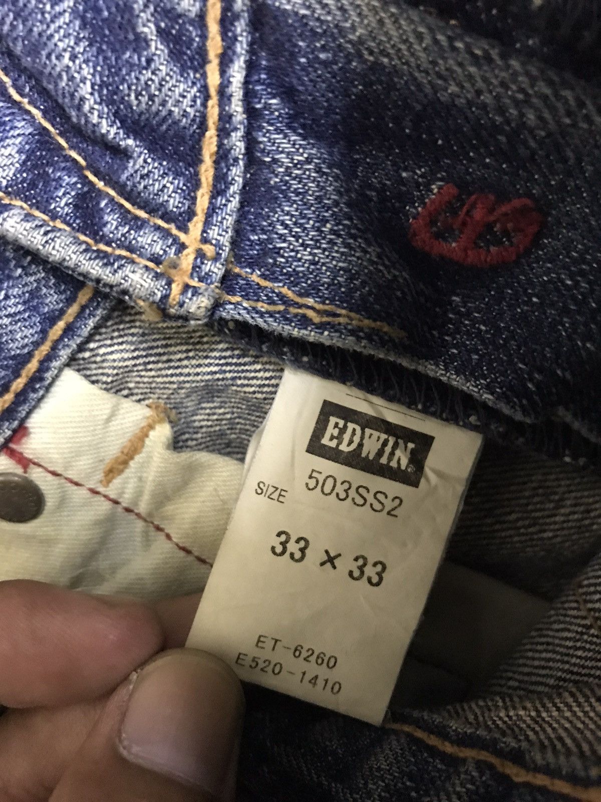 Edwin 💥ARCHIVAL💥EDWIN Westerner Cowboy Hybrid Denim Size US 35 - 15 Thumbnail