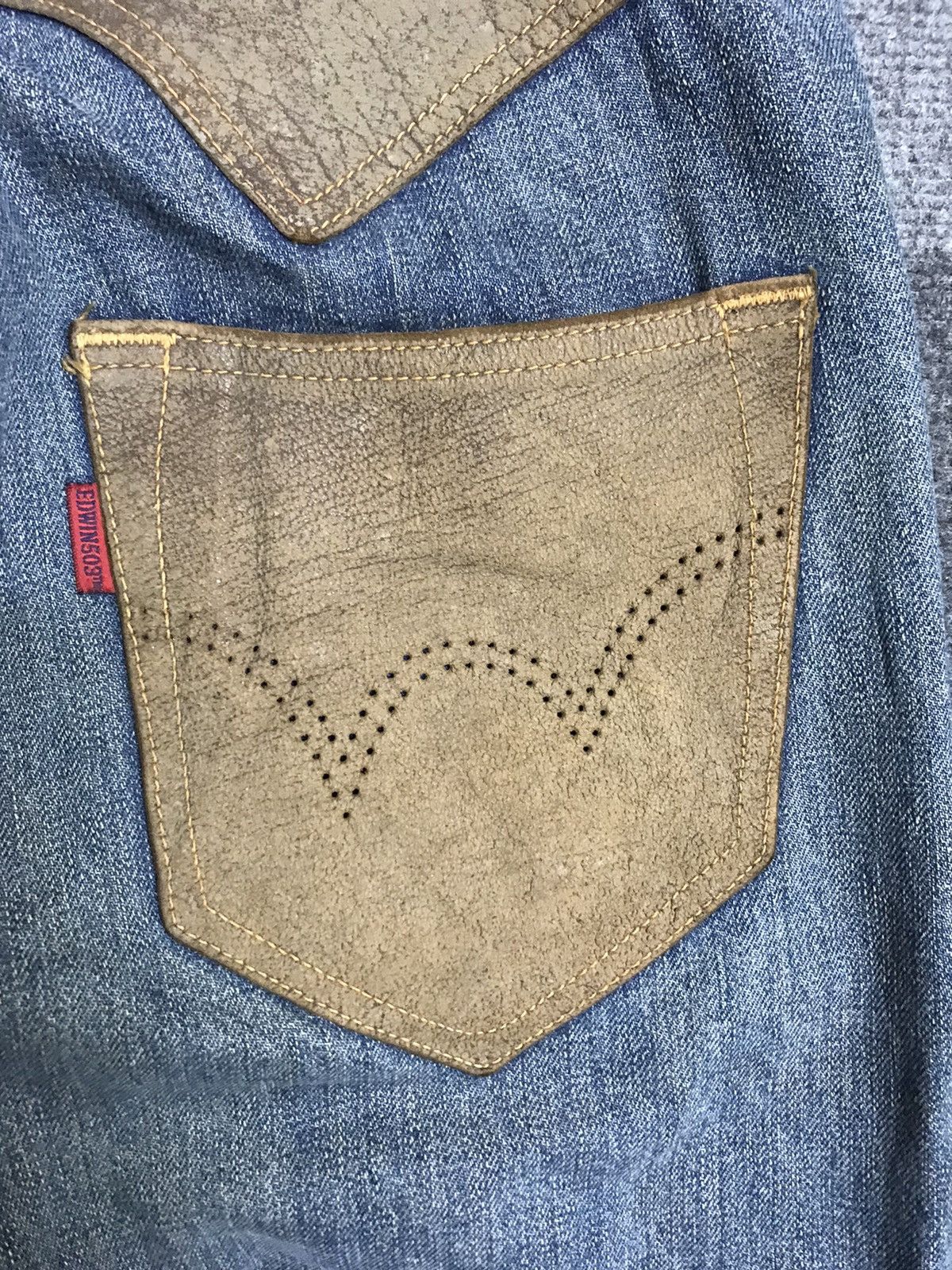Edwin 💥ARCHIVAL💥EDWIN Westerner Cowboy Hybrid Denim Size US 35 - 13 Thumbnail