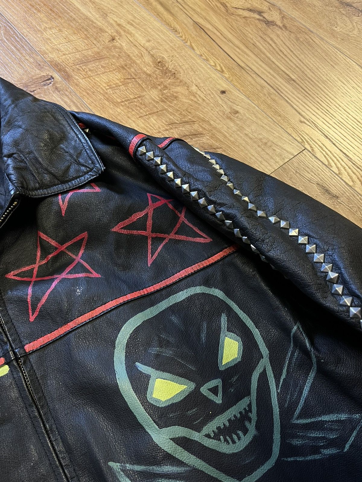 ジャケット・アウター unknown leather riders jacket opium y2k Opium leather jacket | Y2K Streetwear | y2k streetwear