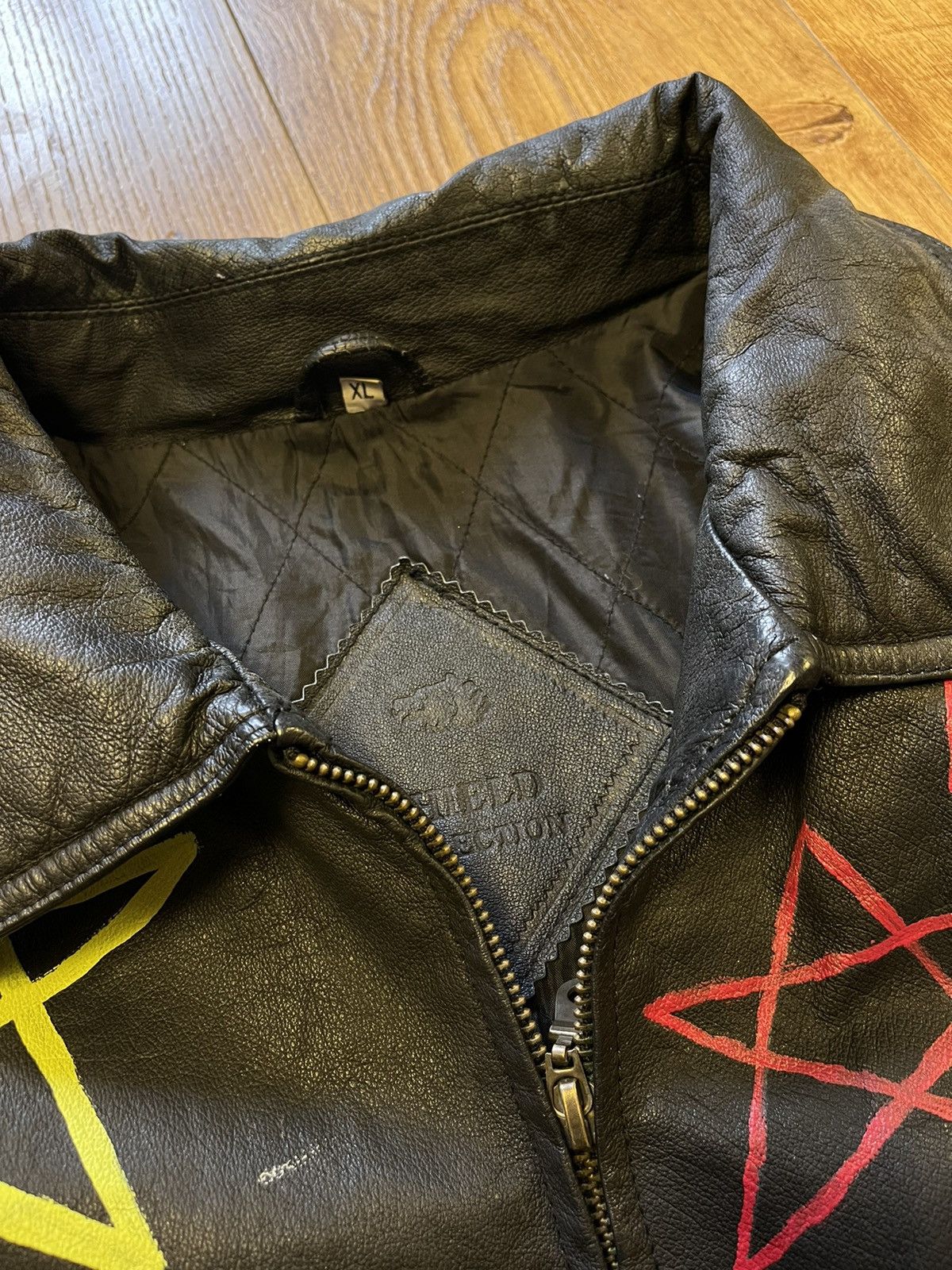 Anarchy Punk Style y2k Ride Leather jacket opium