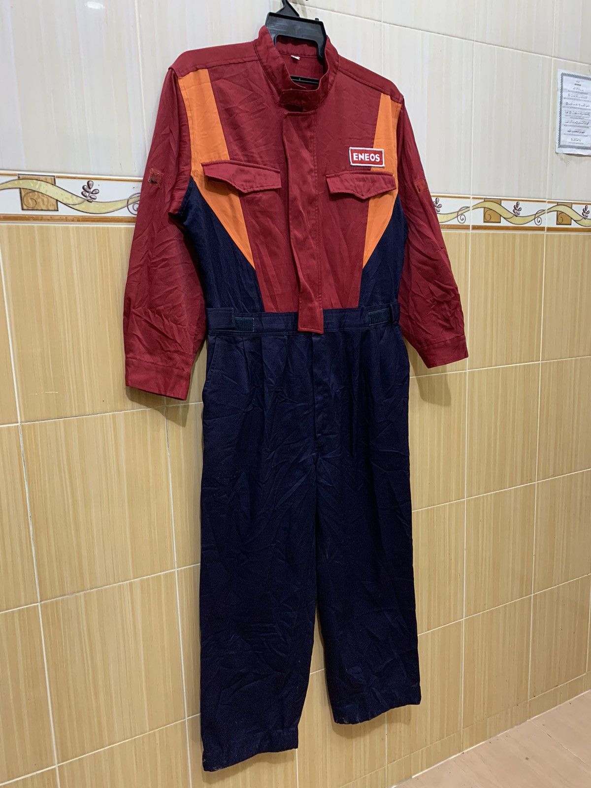 Japanese Brand × Vintage Vintage Eneos Car Racing Overalls Size US 34 / EU 50 - 4 Thumbnail