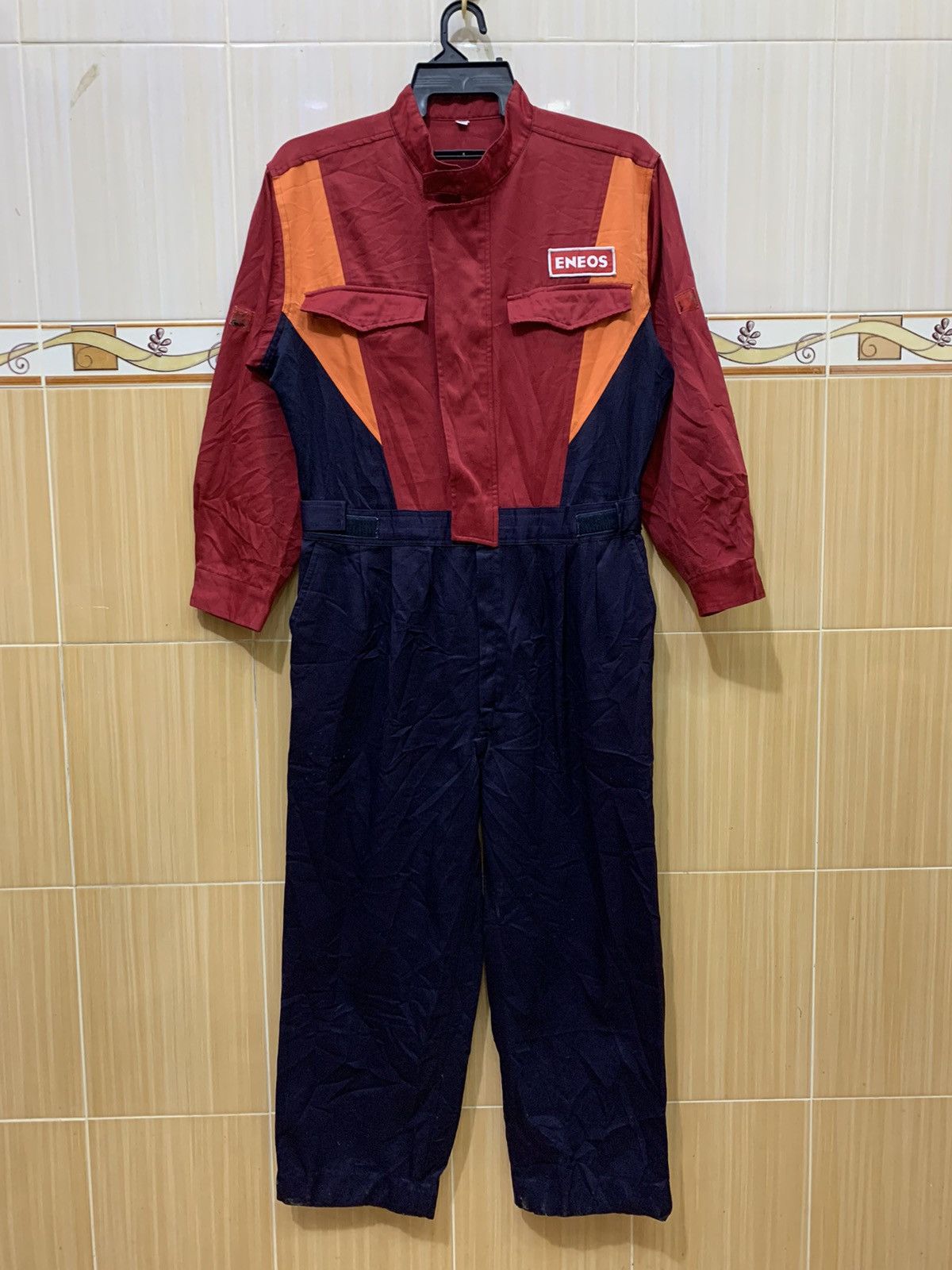Japanese Brand × Vintage Vintage Eneos Car Racing Overalls Size US 34 / EU 50 - 1 Thumbnail