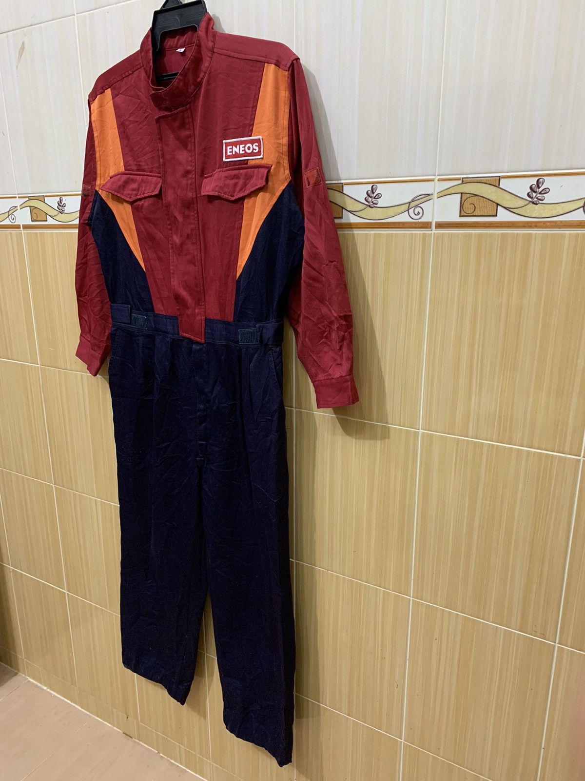 Japanese Brand × Vintage Vintage Eneos Car Racing Overalls Size US 34 / EU 50 - 3 Thumbnail